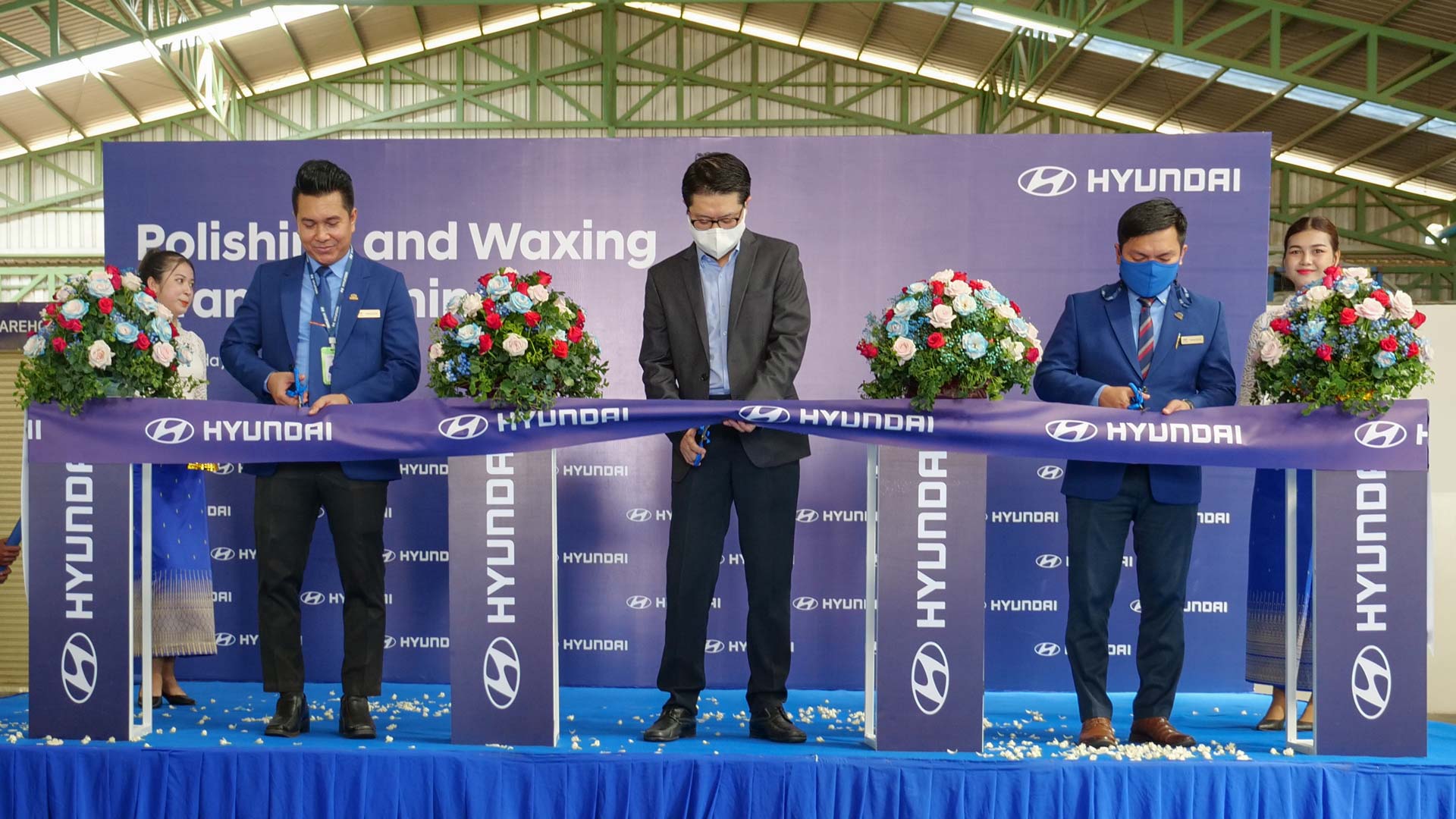 Hyundai Cambodia Premium Polishing and Waxing Services Grand Opening
