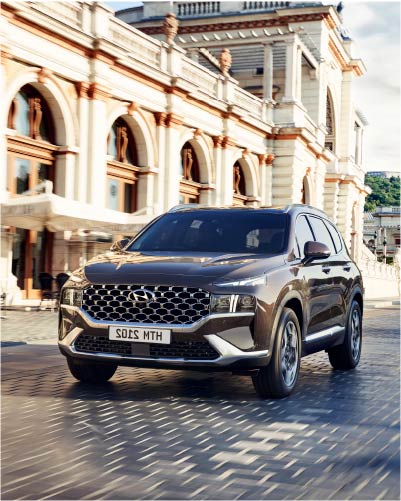 The Hyundai Santa Fe is a luxury 7 seater Diesel powered SUV offered under Camko Motor, in the Kingdom of Cambodia.