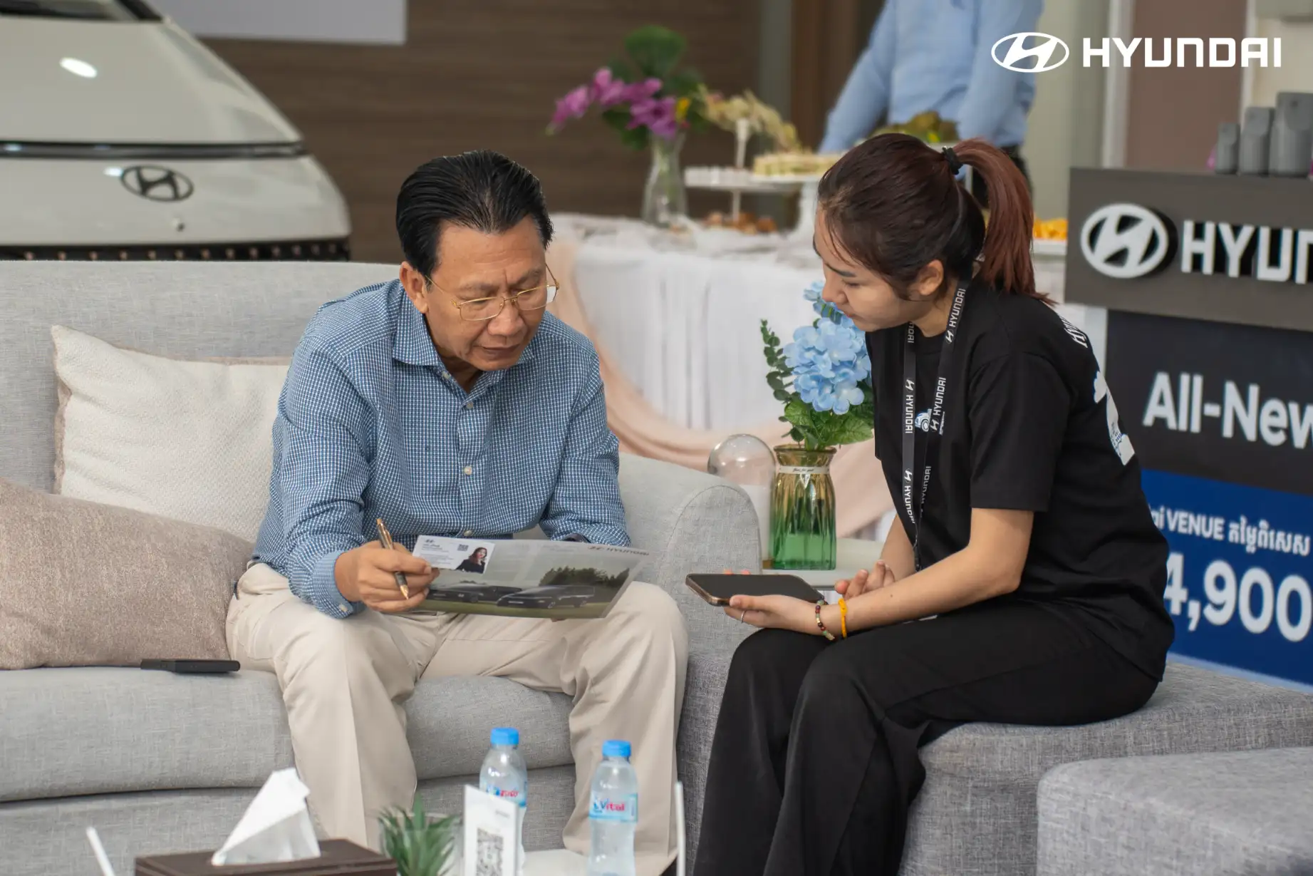 Hyundai Test Drive Experience at Monivong Showroom on 23 August 2025